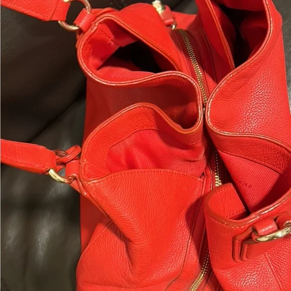 COACH - red leather bag